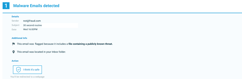 Configuring the Email Threat Report